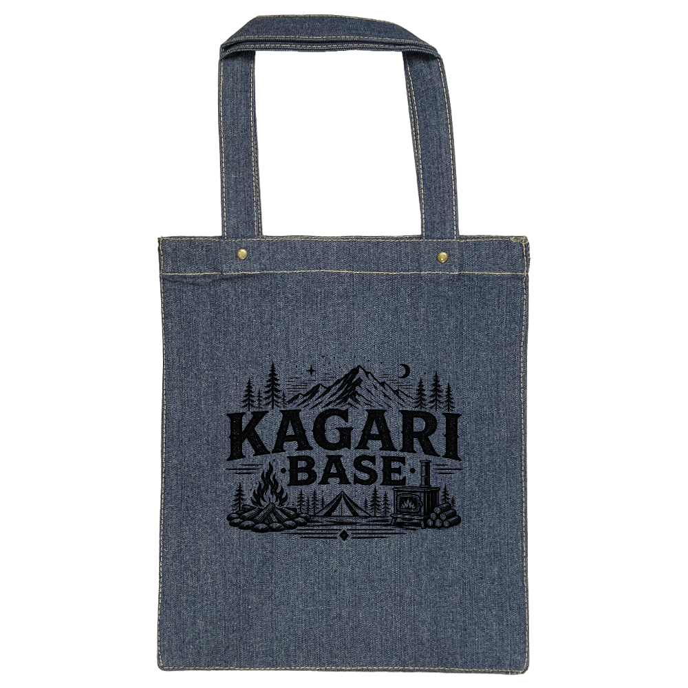 KAGARI BASE デニムボックススタッズトート001
