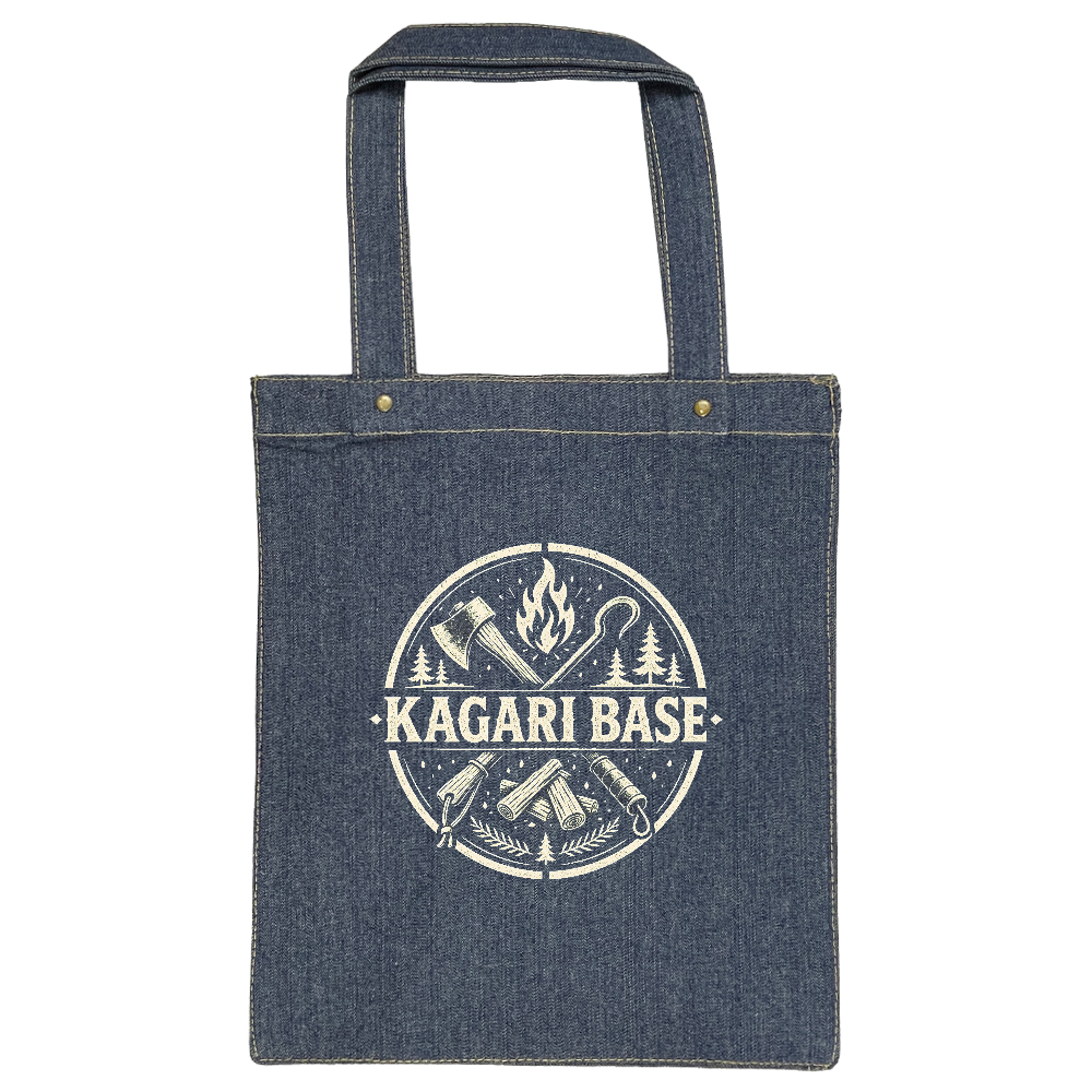 KAGARI BASE デニムボックススタッズトート002
